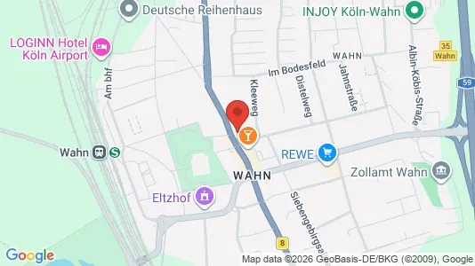 Apartments for rent i Cologne Porz - kort over placeringen