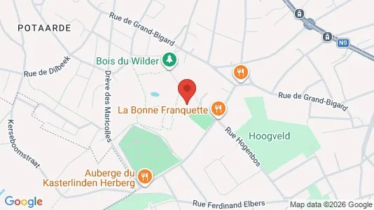 Apartments for rent i Brussels Sint-Agatha-Berchem - kort over placeringen