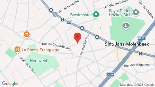 Apartments for rent i Brussels Sint-Jans-Molenbeek - kort over placeringen