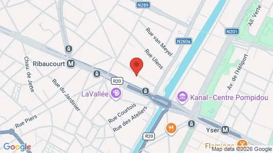 Apartments for rent i Brussels Sint-Jans-Molenbeek - kort over placeringen
