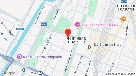 Apartments for rent i Stad Brussel - kort over placeringen