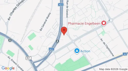 Apartments for rent i Brussels Schaarbeek - kort over placeringen