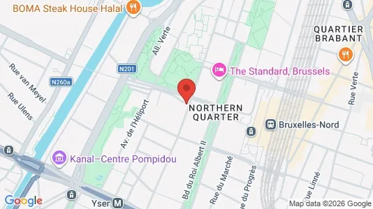 Apartments for rent i Stad Brussel - kort over placeringen