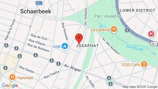 Apartments for rent i Brussels Schaarbeek - kort over placeringen