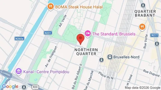 Apartments for rent i Stad Brussel - kort over placeringen
