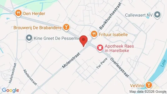 Apartments for rent i Harelbeke - kort over placeringen