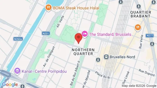 Apartments for rent i Brussels Schaarbeek - kort over placeringen