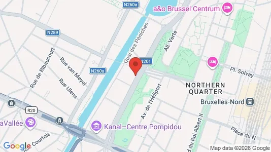 Apartments for rent i Stad Brussel - kort over placeringen