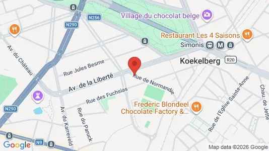 Apartments for rent i Brussels Sint-Jans-Molenbeek - kort over placeringen
