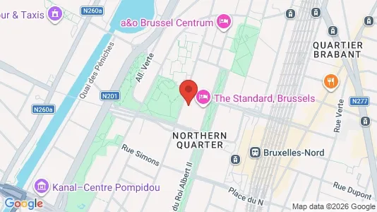 Apartments for rent i Stad Brussel - kort over placeringen
