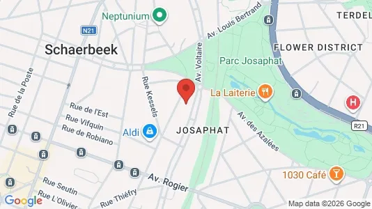 Apartments for rent i Brussels Schaarbeek - kort over placeringen