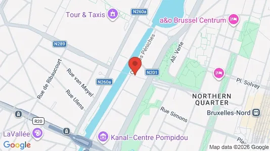 Apartments for rent i Stad Brussel - kort over placeringen