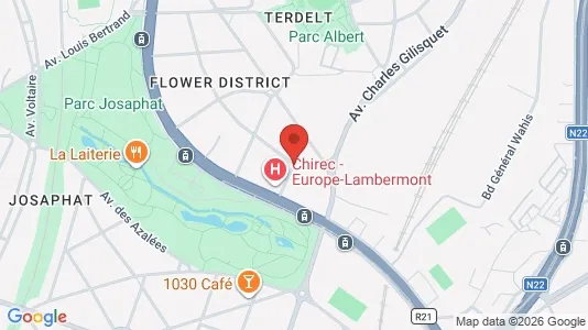 Apartments for rent i Brussels Schaarbeek - kort over placeringen