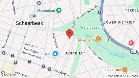 Apartments for rent i Brussels Schaarbeek - kort over placeringen
