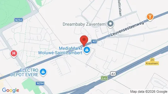 Apartments for rent i Brussels Sint-Lambrechts-Woluwe - kort over placeringen