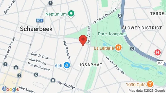 Apartments for rent i Brussels Schaarbeek - kort over placeringen