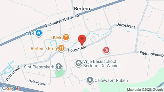 Apartments for rent i Bertem - kort over placeringen