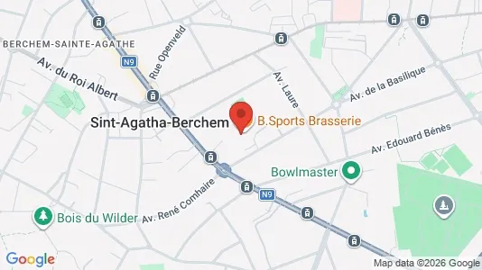 Apartments for rent i Brussels Sint-Agatha-Berchem - kort over placeringen