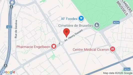 Apartments for rent i Brussels Evere - kort over placeringen