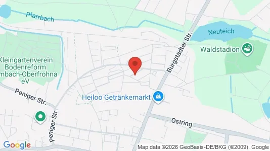Apartments for rent i Zwickau - kort over placeringen