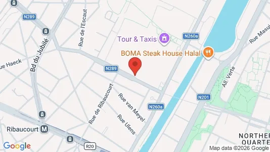 Apartments for rent i Stad Brussel - kort over placeringen
