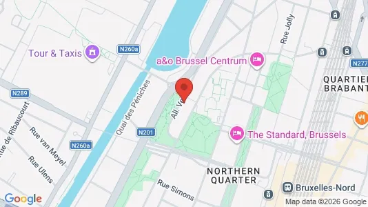 Apartments for rent i Stad Brussel - kort over placeringen