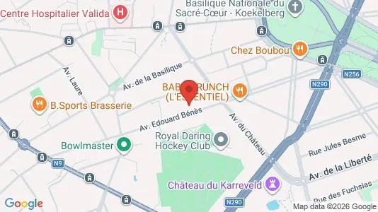 Apartments for rent i Brussels Sint-Jans-Molenbeek - kort over placeringen