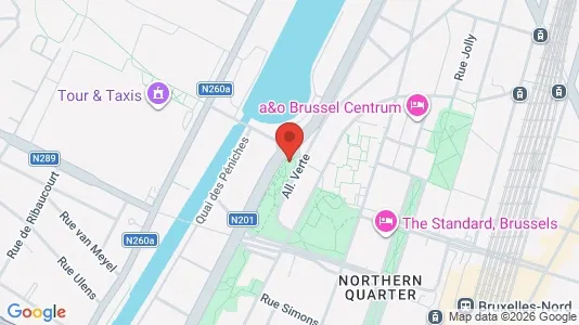 Apartments for rent i Stad Brussel - kort over placeringen