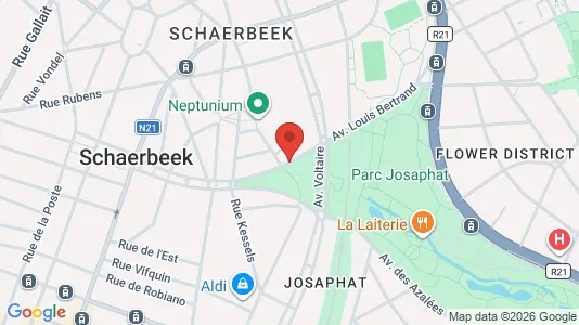 Apartments for rent i Brussels Schaarbeek - kort over placeringen