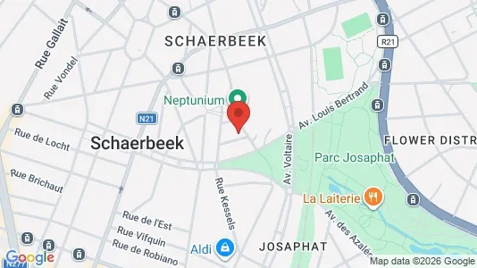 Apartments for rent i Brussels Schaarbeek - kort over placeringen