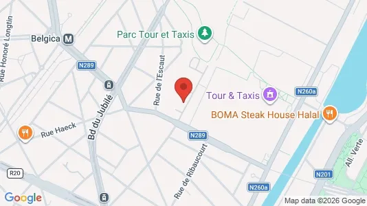 Apartments for rent i Stad Brussel - kort over placeringen
