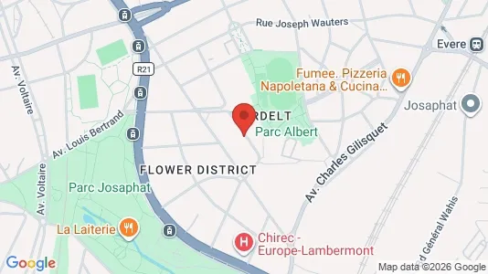 Apartments for rent i Brussels Schaarbeek - kort over placeringen