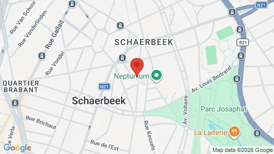Apartments for rent i Brussels Schaarbeek - kort over placeringen