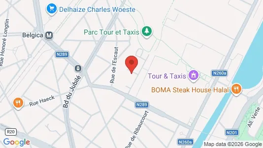 Apartments for rent i Stad Brussel - kort over placeringen