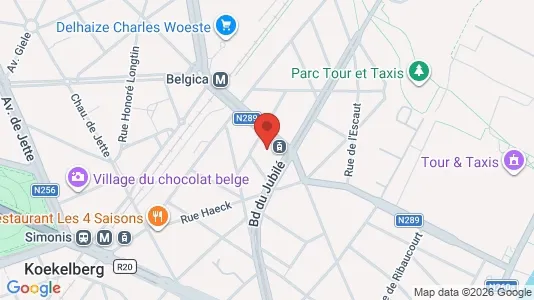 Apartments for rent i Brussels Sint-Jans-Molenbeek - kort over placeringen
