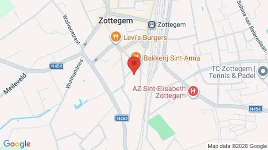 Apartments for rent i Zottegem - kort over placeringen
