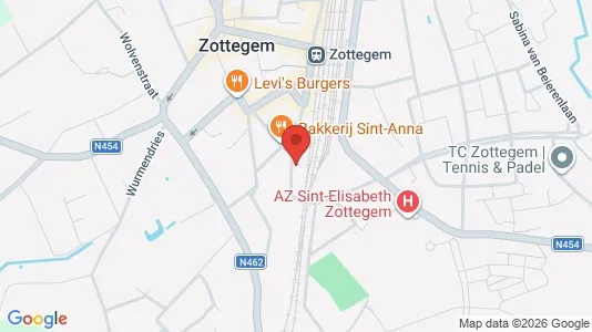 Apartments for rent i Zottegem - kort over placeringen