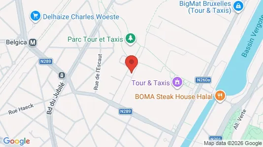 Apartments for rent i Stad Brussel - kort over placeringen