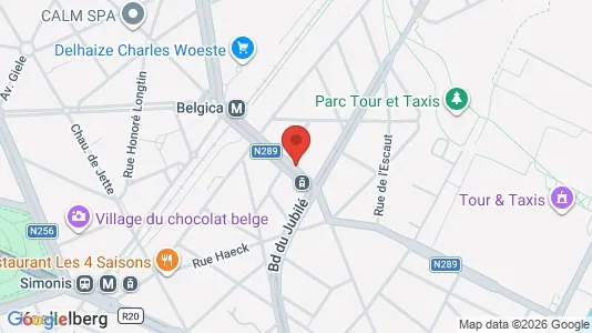 Apartments for rent i Brussels Sint-Jans-Molenbeek - kort over placeringen
