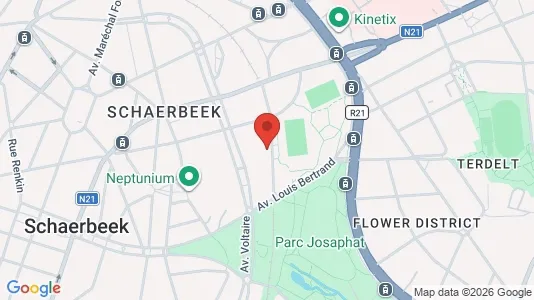 Apartments for rent i Brussels Schaarbeek - kort over placeringen
