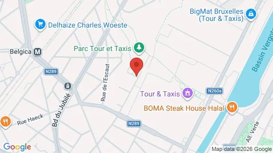 Apartments for rent i Stad Brussel - kort over placeringen