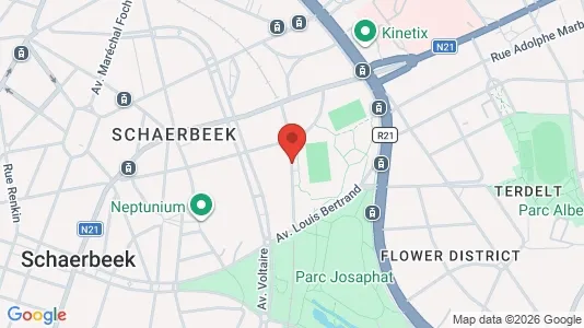 Apartments for rent i Brussels Schaarbeek - kort over placeringen