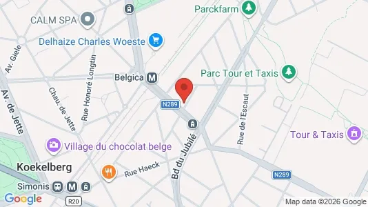 Apartments for rent i Brussels Sint-Jans-Molenbeek - kort over placeringen