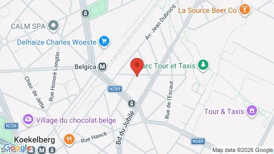 Apartments for rent i Brussels Sint-Jans-Molenbeek - kort over placeringen