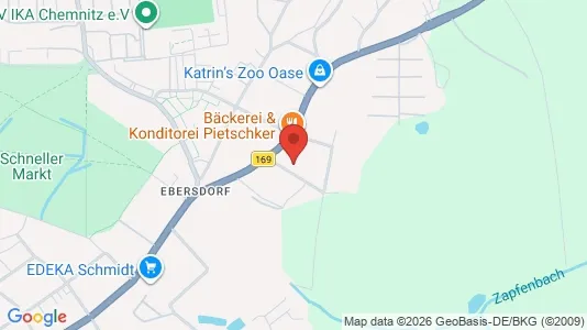 Apartments for rent i Chemnitz - kort over placeringen