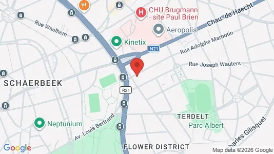Apartments for rent i Brussels Schaarbeek - kort over placeringen