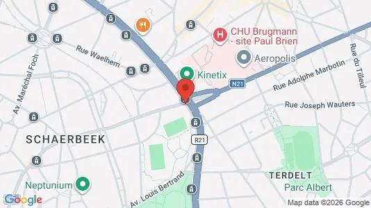 Apartments for rent i Brussels Schaarbeek - kort over placeringen