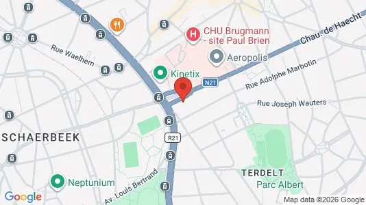 Apartments for rent i Brussels Schaarbeek - kort over placeringen