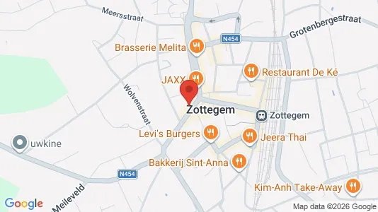 Apartments for rent i Zottegem - kort over placeringen