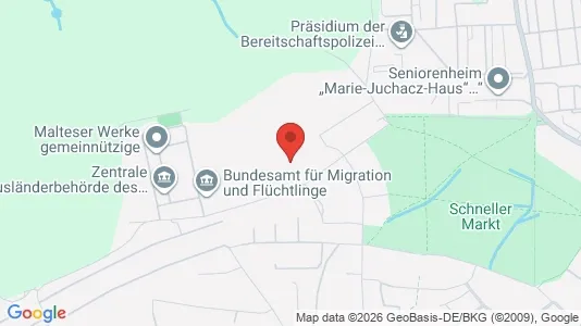 Apartments for rent i Chemnitz - kort over placeringen